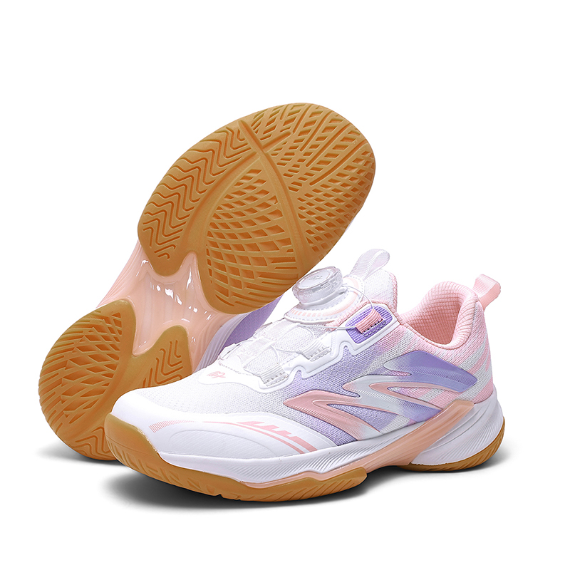 Table Tennis Shoes Asics - Profesjonalne skórzane buty do badmintona dla
