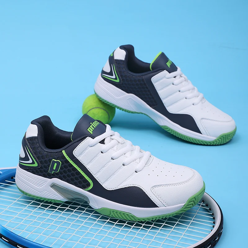 Table Tennis Shoes Asics - Profesjonalne skórzane męskie buty do badmintona