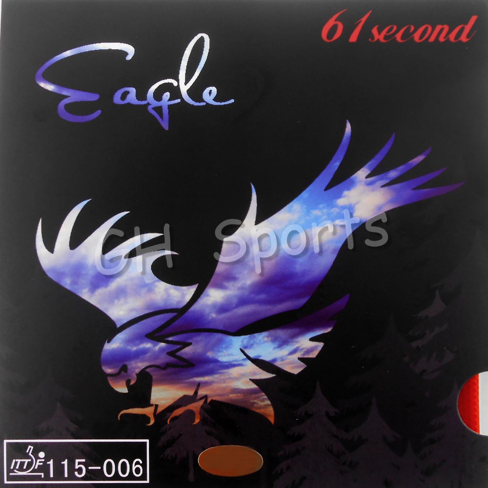 Table Tennis Forehand Rubber - 61s Second Eagle Pips w gumie
