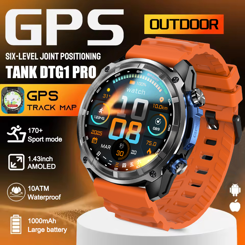 Table Tennis World - Nowy Zewnętrzny Precyzyjny Smartwatch GPS GNSS