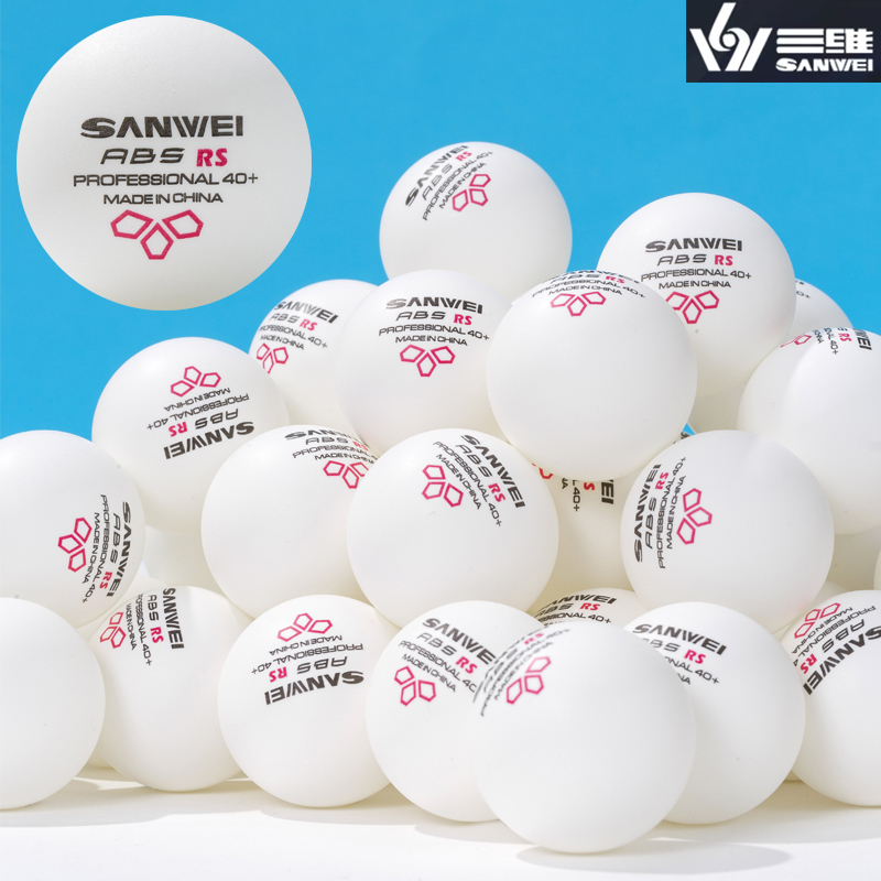 Table Tennis Single - Piłeczki do tenisa stołowego SANWEI RS40+