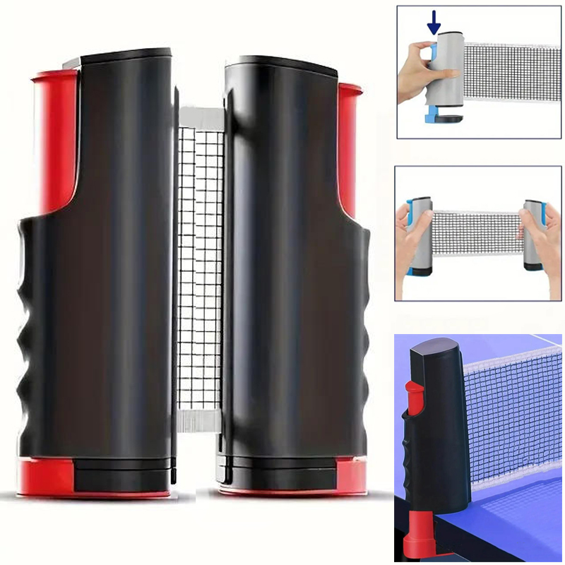 Table Tennis Net Set - Siatka do tenisa stołowego 2026, przenośna,