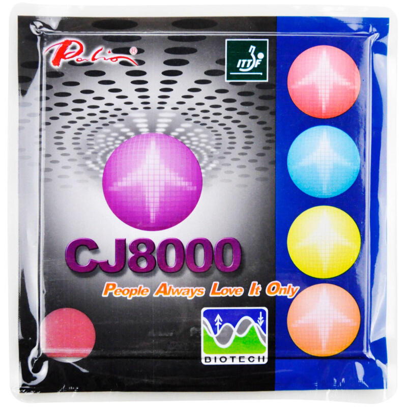 Table Tennis Grip Types - Palio CJ8000 BIOTECH tenis stołowy gumowa