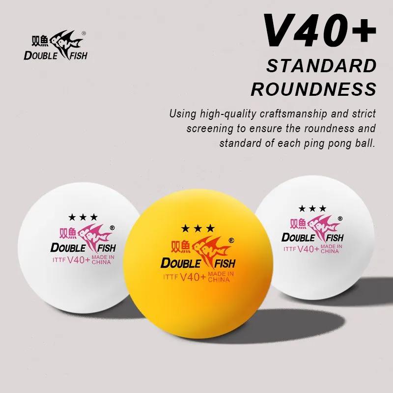Table Tennis Olympics - DOUBLE FISH 3 Star V40+ 30/50/100