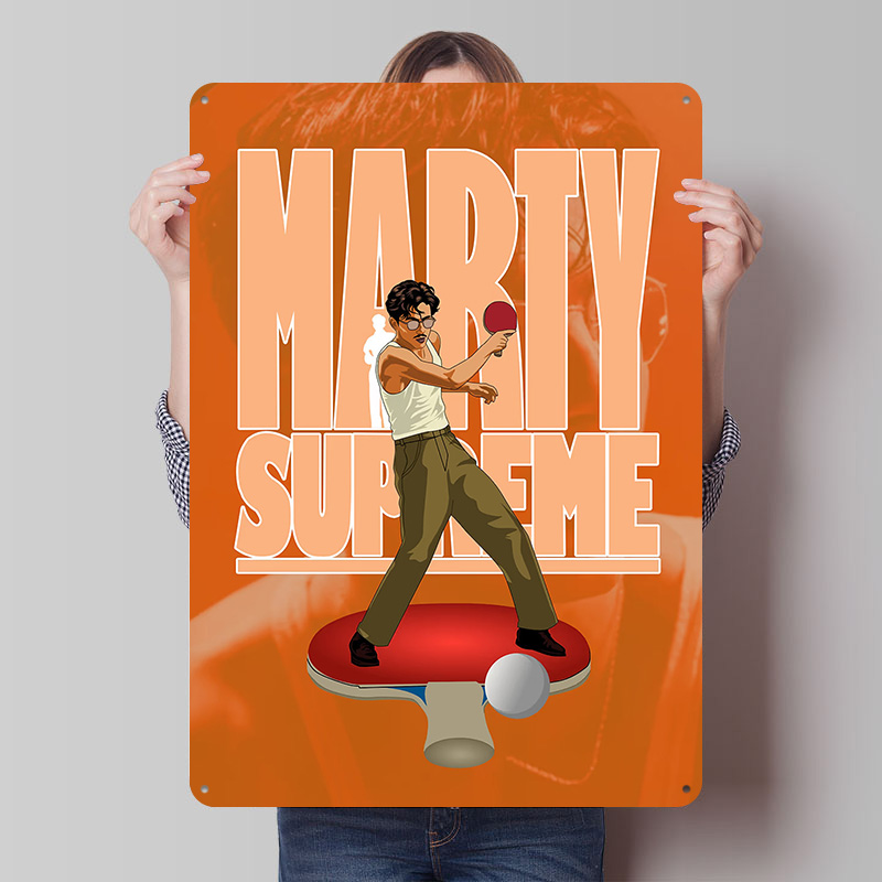 Table Tennis Marty Supreme - Marty Supreme Tenis Stołowy Metalowy Plakat