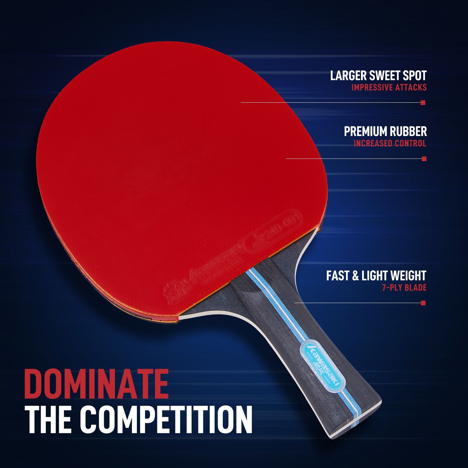 Zestaw do tenisa stołowego Kaw – Table Tennis Single recenzja i cena